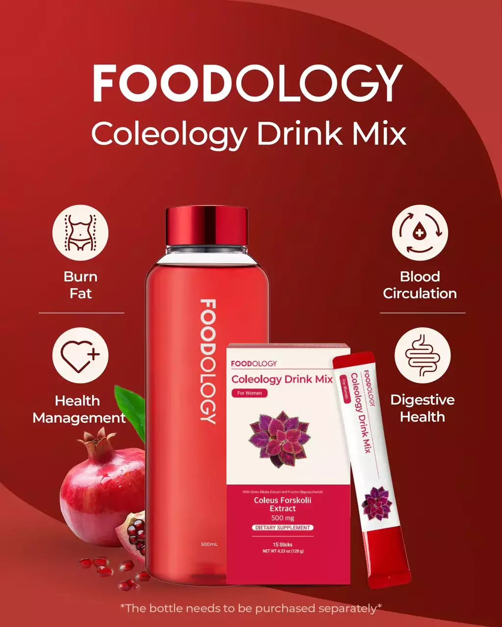FOODOLOGY Coleology Drink Mix PRO for Women – Weight Management