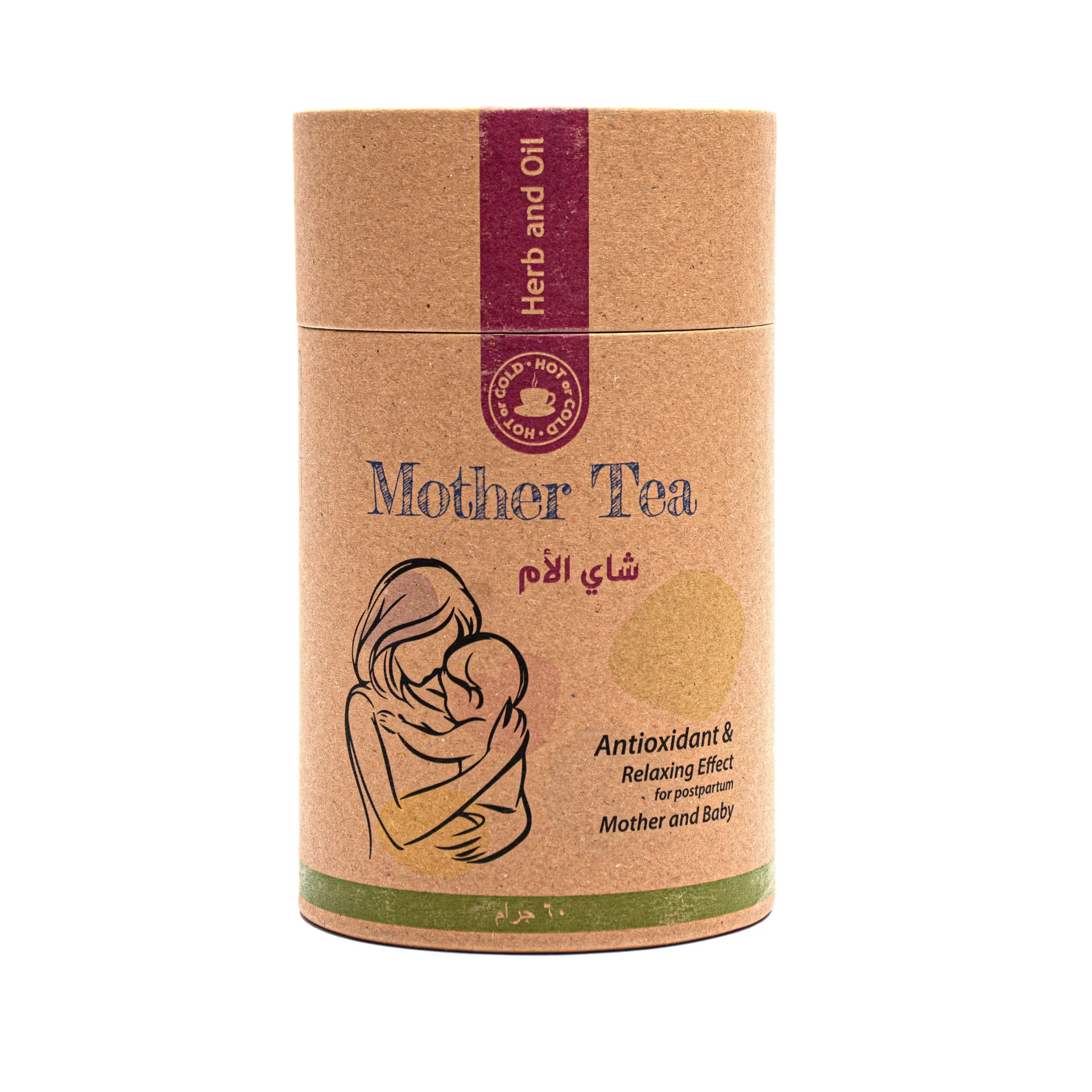 [8684209862076] شاي الأم بالأعشاب الثمانية من عشبة وزيت 60 جرام