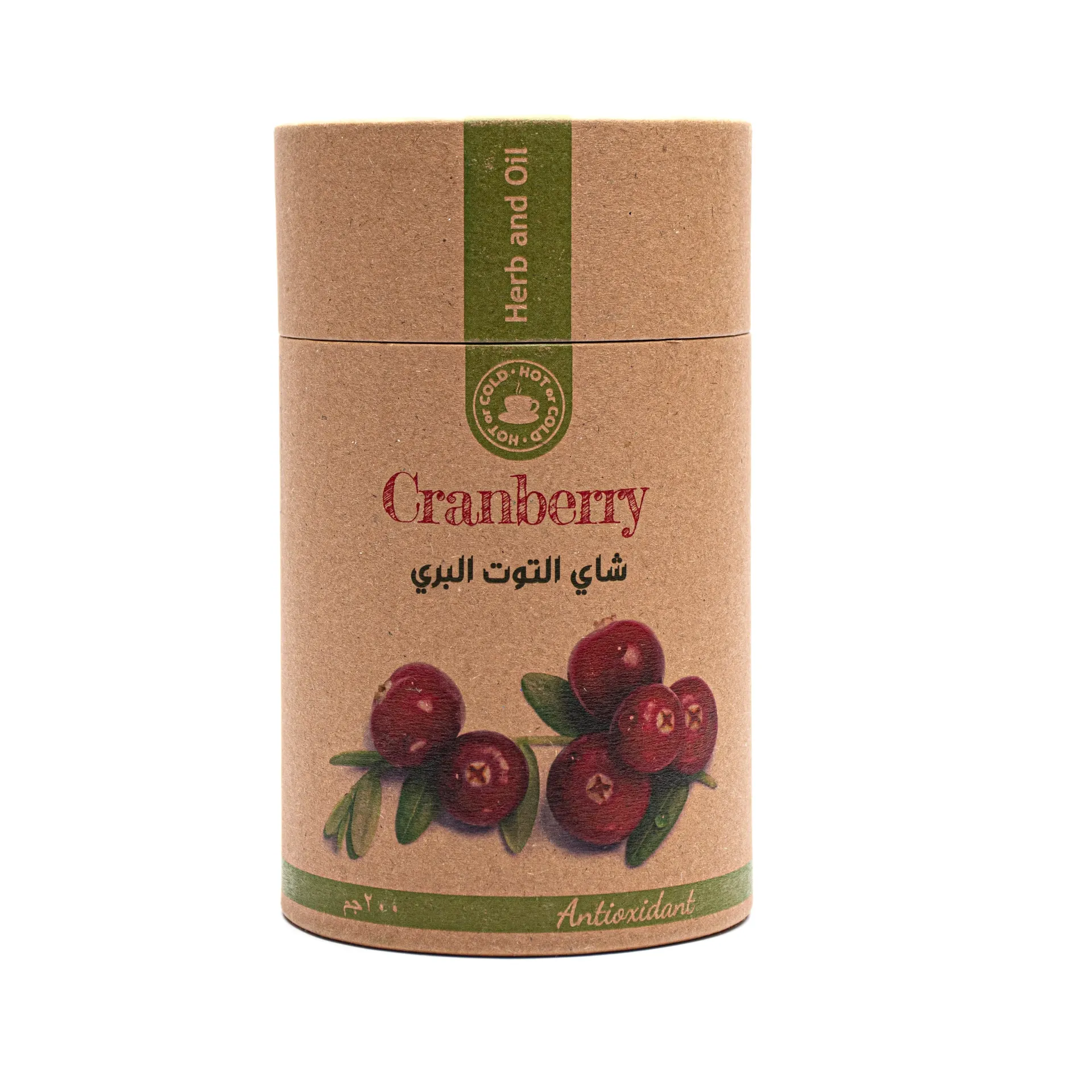 [8684209862052] شاي التوت البري  من عشبة وزيت 200 جرام Cranberry tea made from herbs and oil, 200 grams