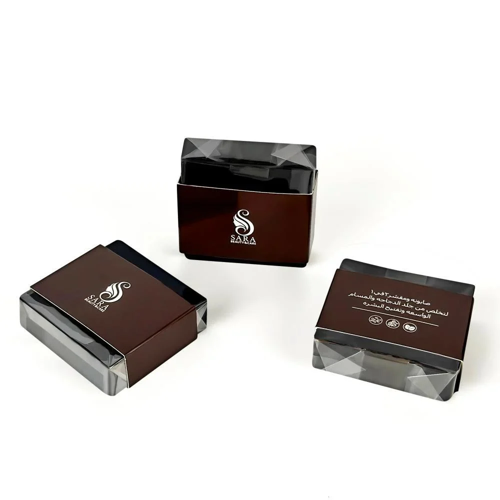 [6941974208520] صابونة ومقشر 2*1 بالقهوه السوداء من ساره بيوتي