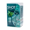 [6974772943244] غسول الفم بالكبسولات المطورة بنكهة النعناع من شوت – 20 قطعة 15 مل SHOT MOUTH WASH 20 CAP MINT 15 ML