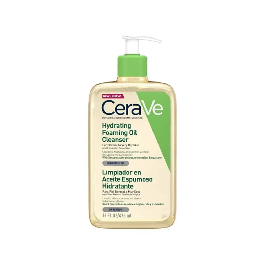 [3337875773447] منظف زيت رغوي  ومرطب للبشره من سيرافي 473 مل